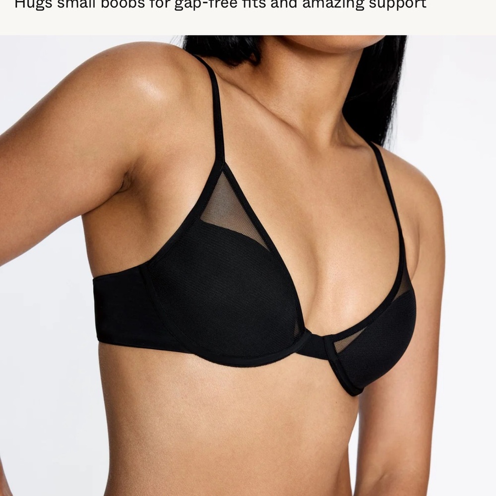 Pepper All You Bra Classic Everyday Black Underwire, Brand New W/Tags, Size 36A